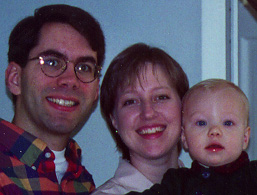 Family on Stairs